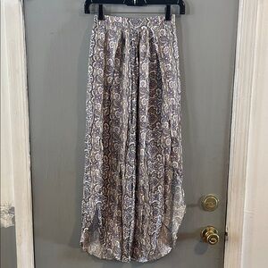 American Eagle | Paisley Double Slit Maxi Skirt Size XXS